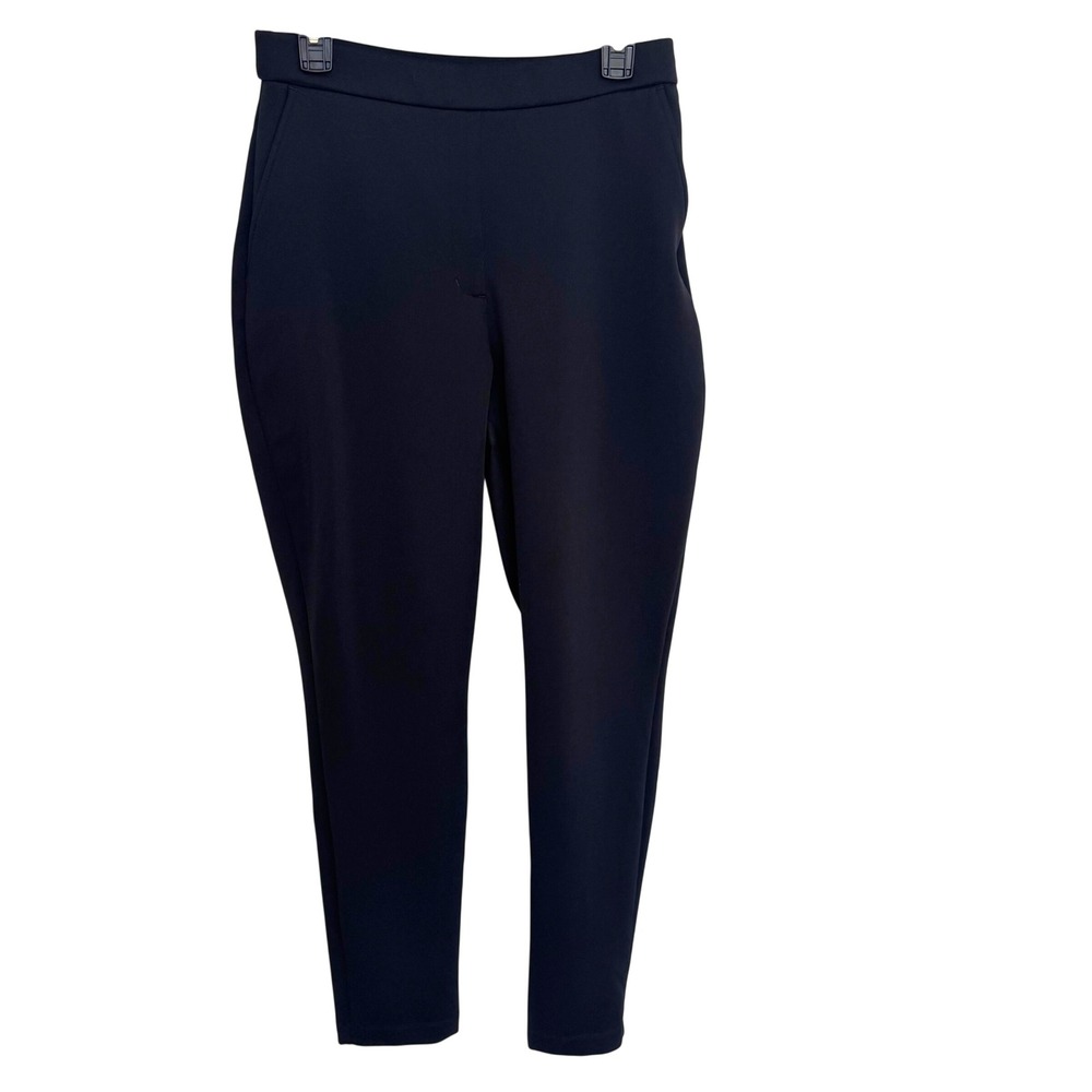 Express Pants Curvy Skinny High Rise Black Minimalist Workwear Women's Small